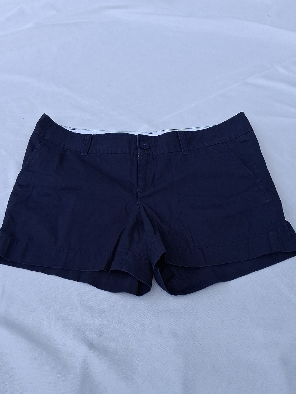 Lilly Pulitzer Navy Cotton Bermuda Shorts